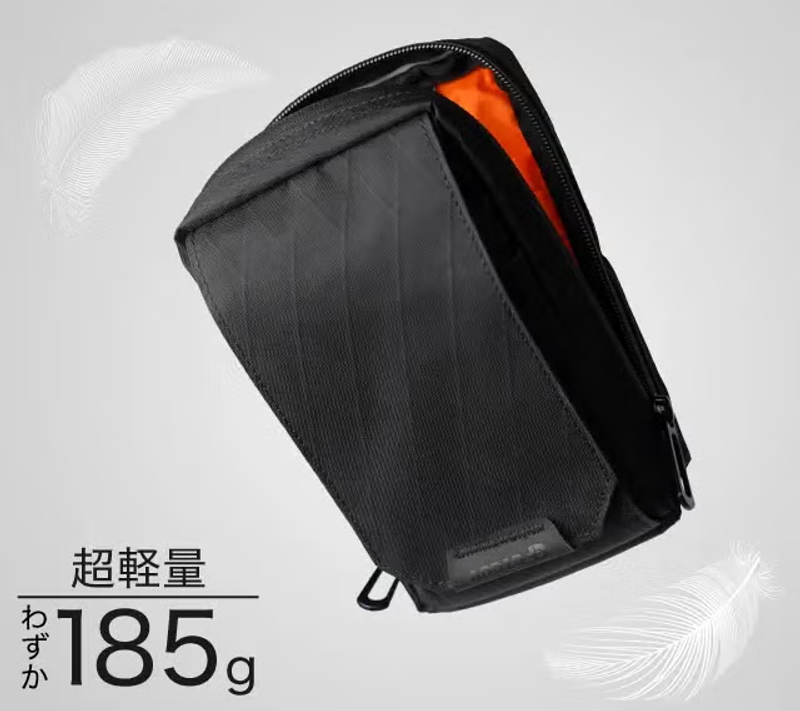 ヨットの帆生まれの生地X-Pac、ついにミニバッグへ。185g・3WAY・止水