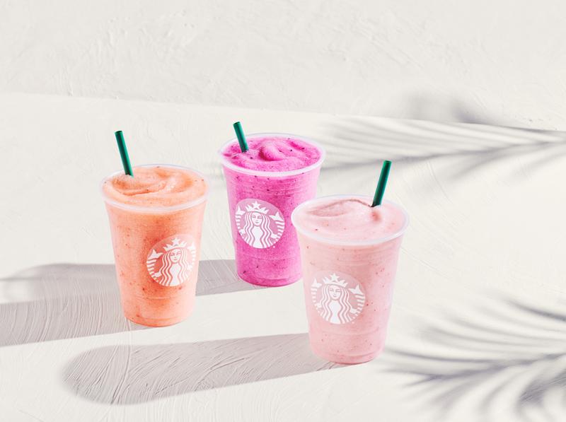 Starbucks' new lineup of blended Refreshers