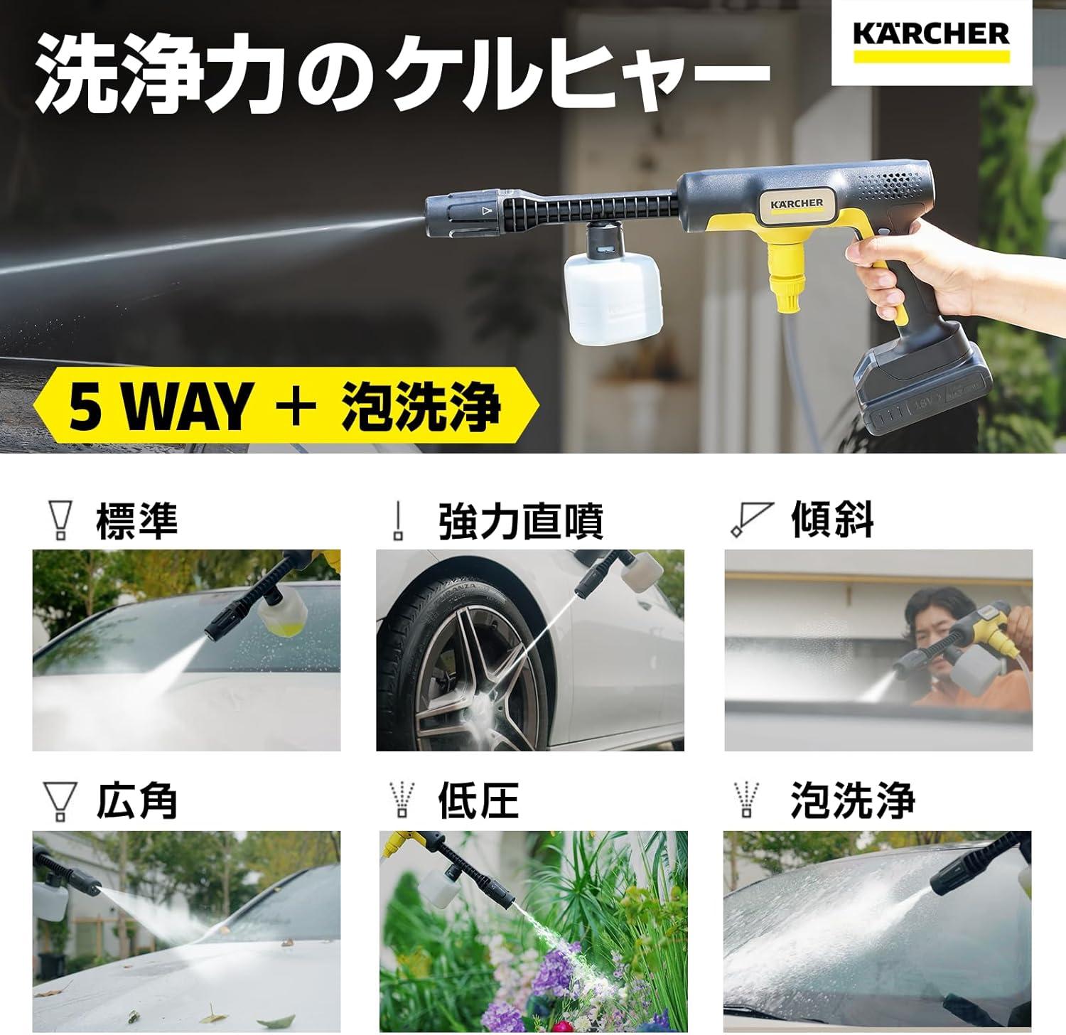 そこ洗いたかった」を叶える。どんな場所でも使えるケルヒャーの高圧