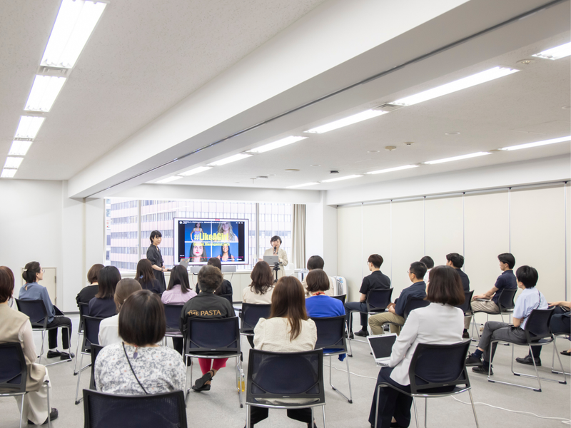 イベントは日清製粉グループ本社内会議室で開催された。オンライン視聴者も含め86名が参加。