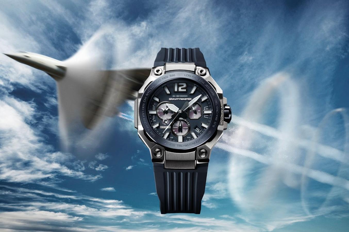 希少モデル　G-SHOCK グラビティマスター さらにタフさを追求したG-SHOCK。パイロット仕様の新グラビティ