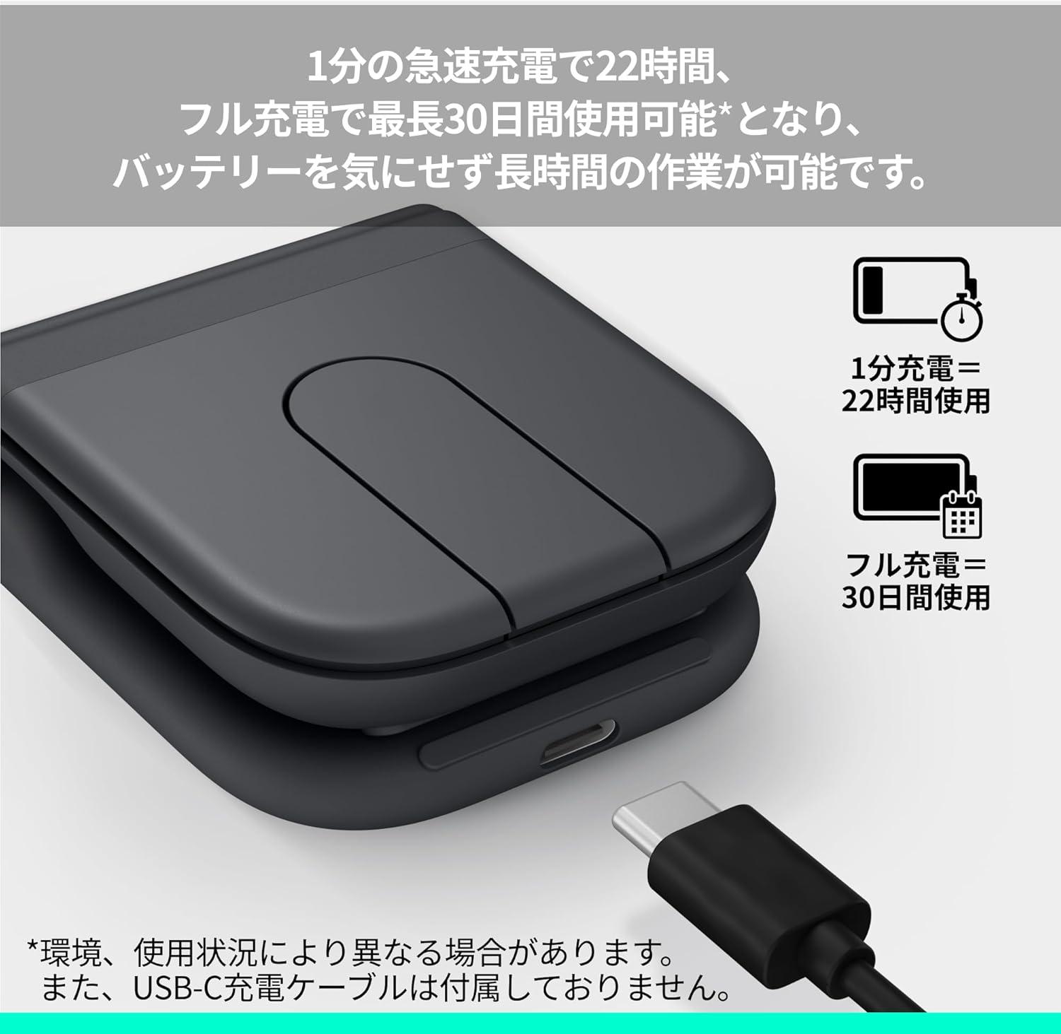 ロジクール初の「折りたたみマウス」はポケットインでラクラク携帯