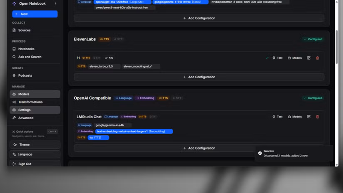 NotebookLMの限界を突破する代替ツール「Open Notebook」が自由すぎた