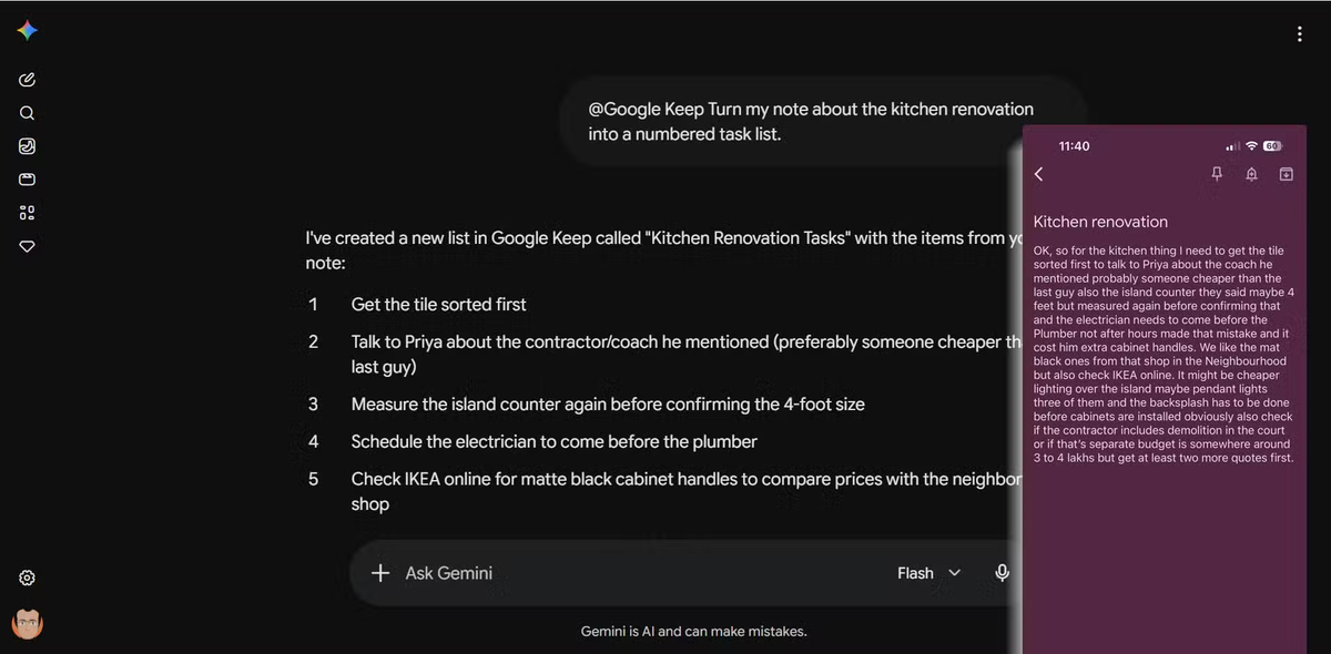 Geminiが解決。Google KeepのメモをToDoリストに変換する方法 | ライフ