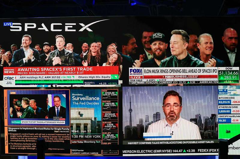 イーロン・マスク氏率いる宇宙開発企業スペースX(SpaceX)は6月12日に史上最大の新規株式公開(IPO)を成功させた。