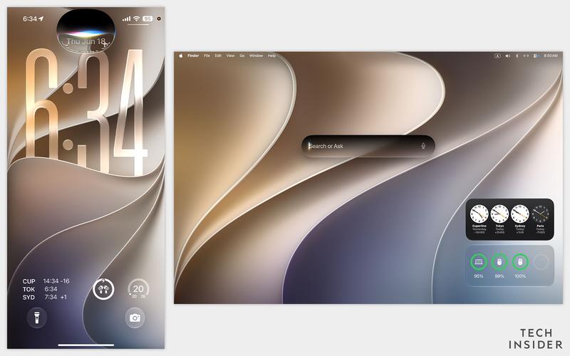 iOS 27とmacOS 27のベータ画面
