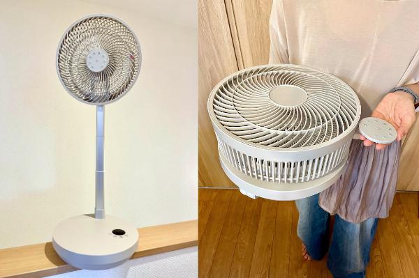 扇風機も折りたためる時代に。サーキュレーターとしても使えるニトリの