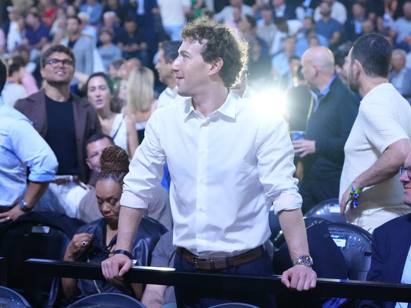 Mark Zuckerberg at the UFC Freedom 250 event.