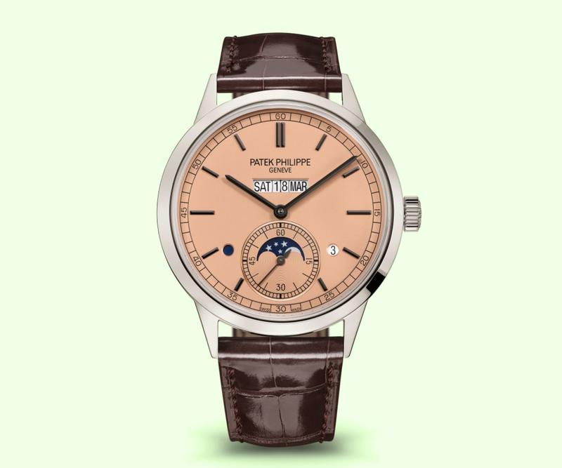 The Grand Complications In-Line Perpetual Calendar watch from Patek Philippe.