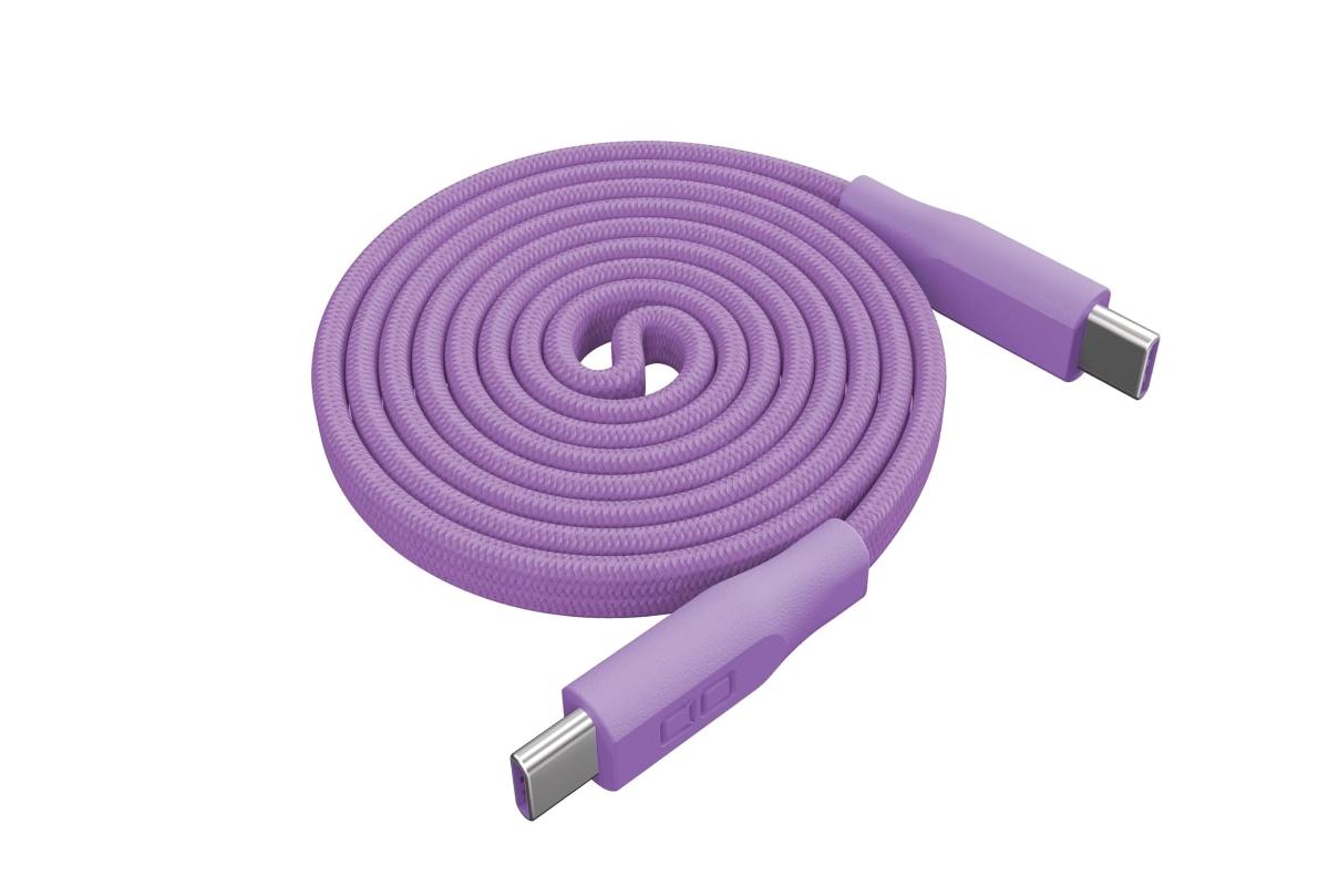 ホスピタルグレード 紫色ケーブル USB-Cケーブルが丸くなればすっきり収納でストレスなし | ギズモード