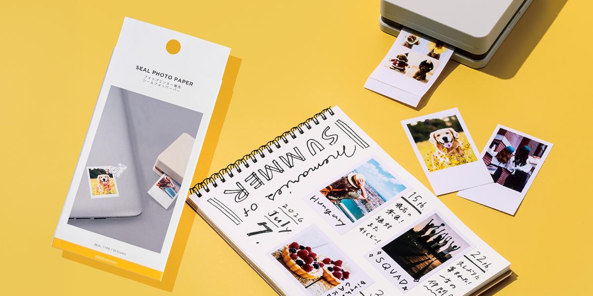 3COINSで買える手のひらサイズの「フォトプリンター」。1台でシールや