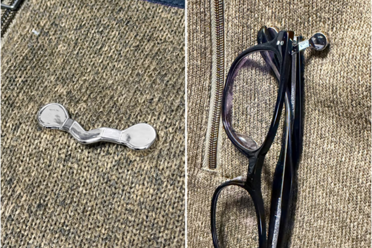 頭に乗せるの、もう卒業。磁力でどこでも“メガネ置き場”が作れる999円