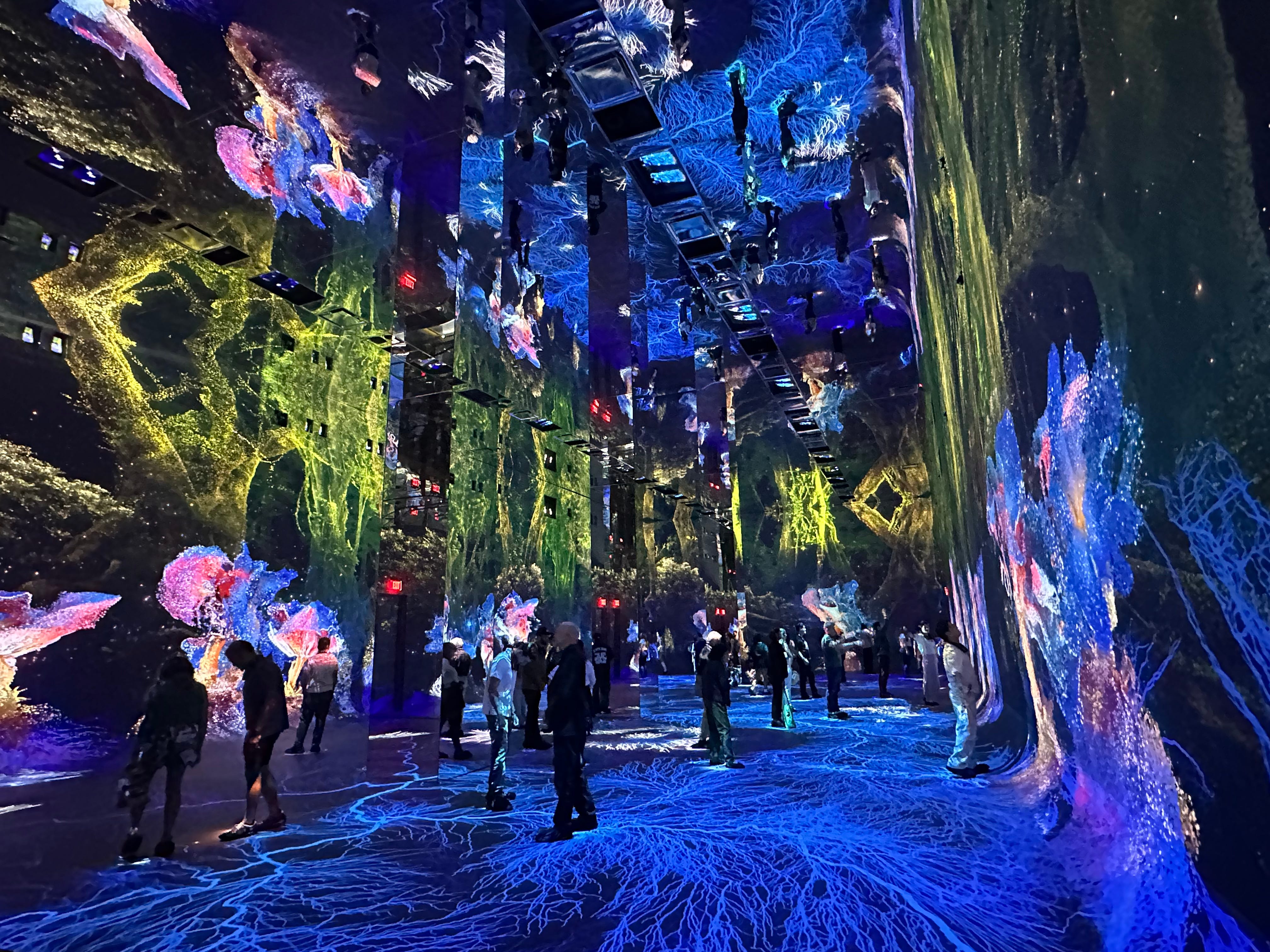 世界初」のAIアート美術館に行ってみた…美しく、不気味で、想像以上に
