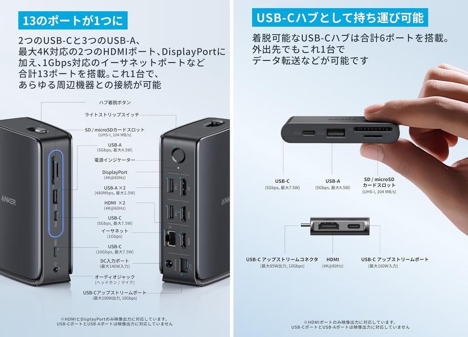 母艦から小型機、発進。Ankerの「分離するドック」という天才が過去最