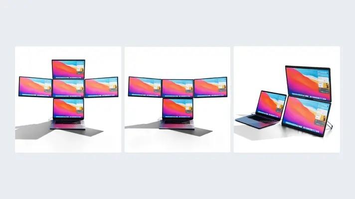 ノートPCを千手観音的にパワーアップ。最大5画面ディスプレイシステム
