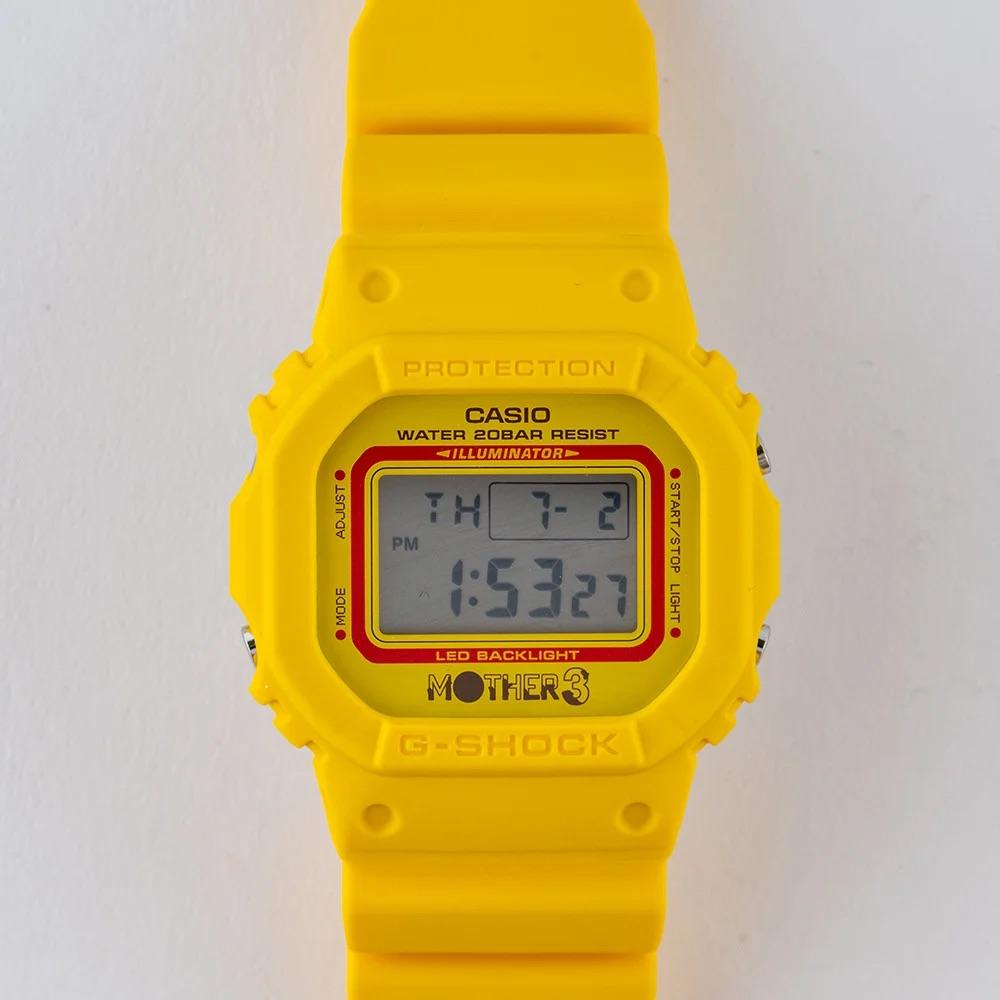 MOTHER3』とG-SHOCKのコラボ腕時計。第3弾は、ひまわり色の限定モデル