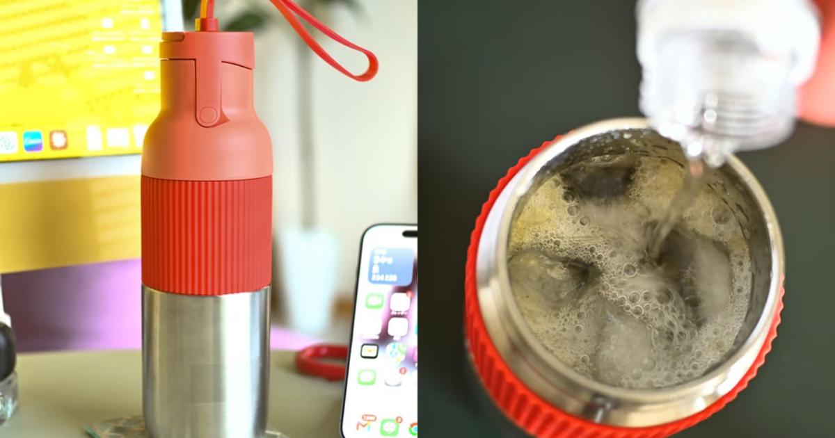 炭酸をキンキンのまま持ち歩ける…! T-falの新作ボトル、頼りになるぞ