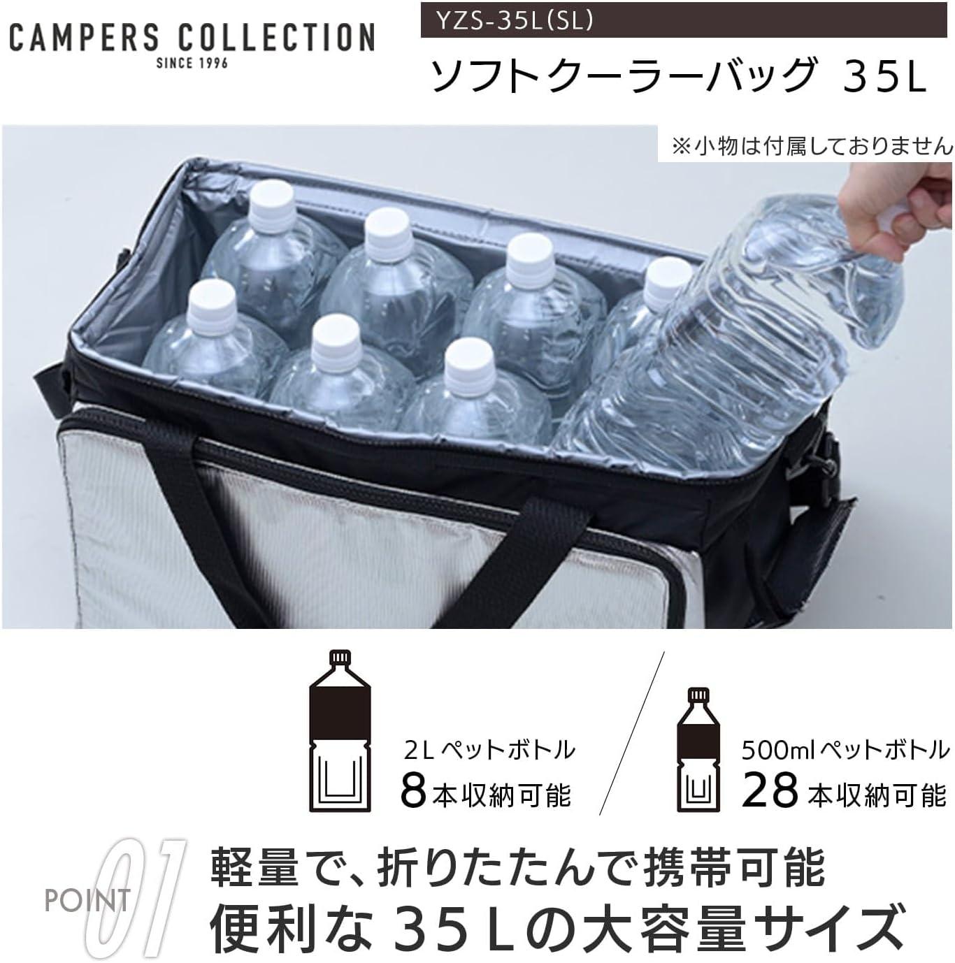 2Lペットを8本収納、たたんでペチャンコ」ソフトクーラーが20％オフだ