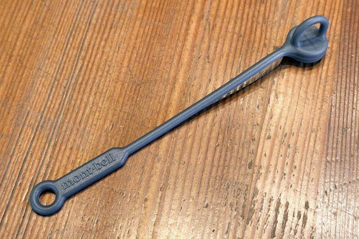 500円で買えるモンベルのサイレンサー。熊鈴を鳴らしたくない場所で