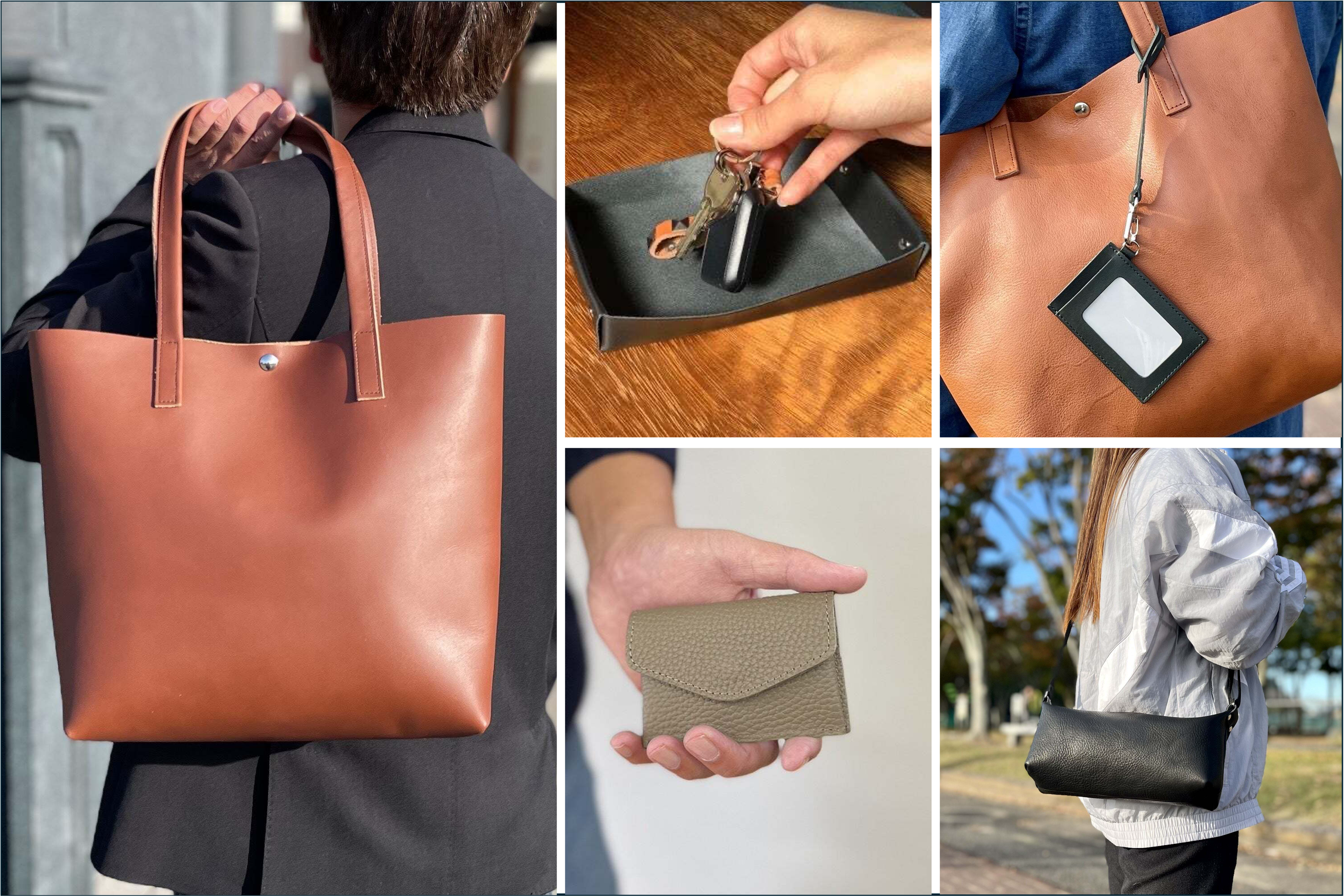 上質な本革5点セットが1万円台！高品質なデッドストック革の福袋が登場