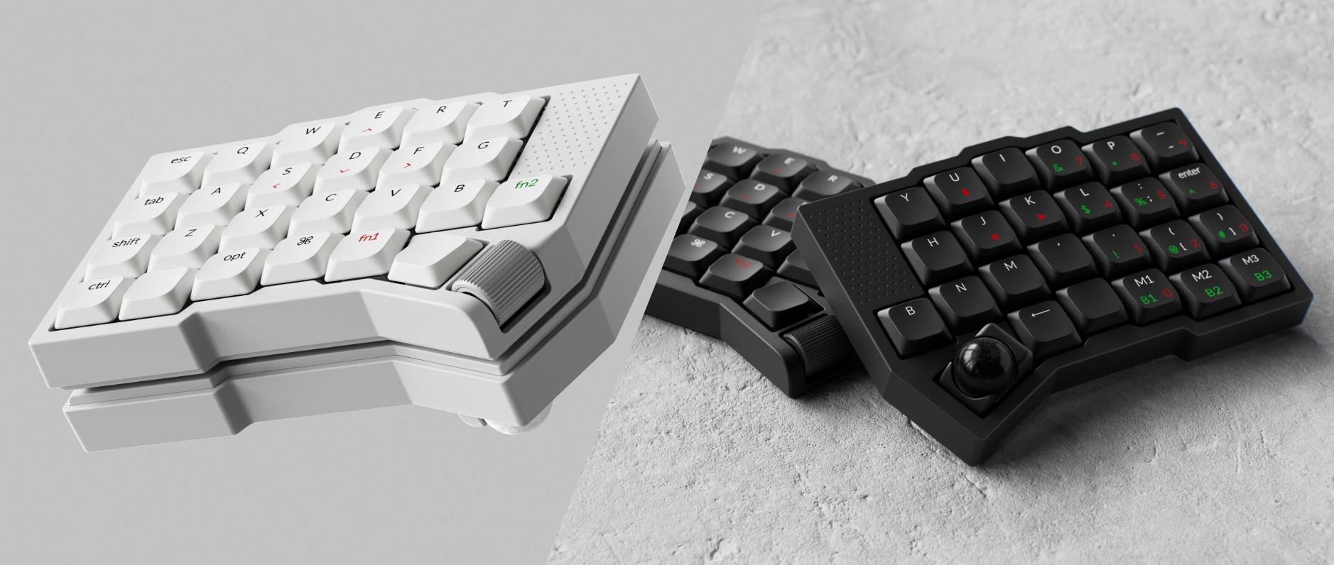 左右分割キーボード「Keychron Orca echo」白か黒、あなたはどっちを