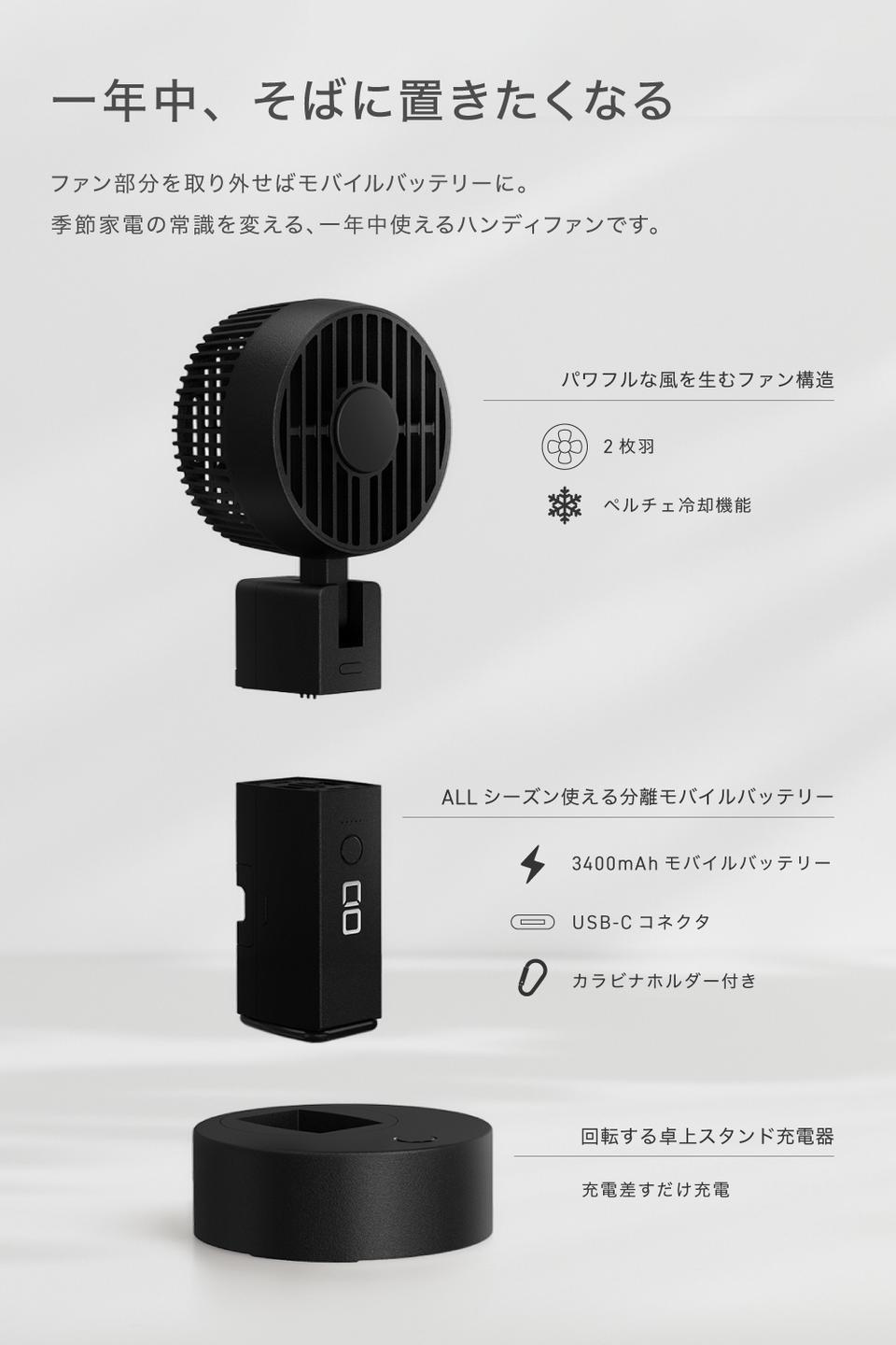 夏の外出時に必須。パワフルで頼りになるハンディファン | ギズモード