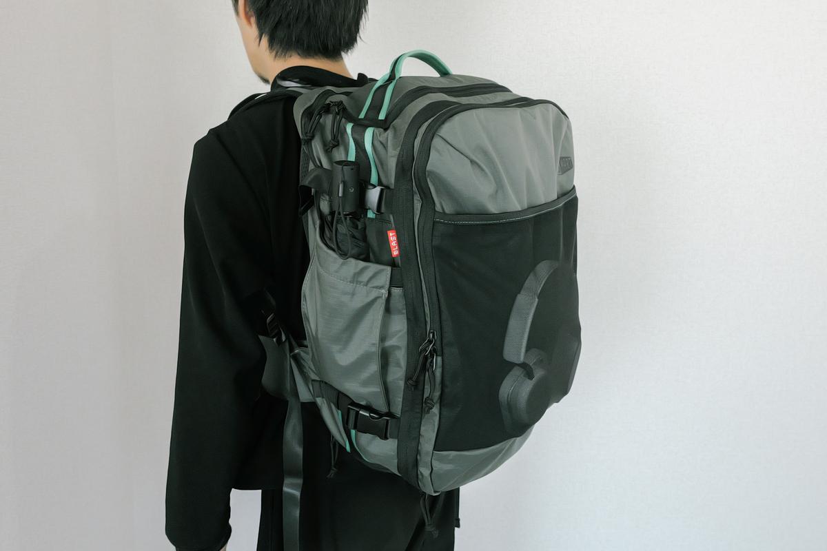 キャリーを引かない旅は階段もラク。小柄な私でも背負いやすかった40Lバックパック