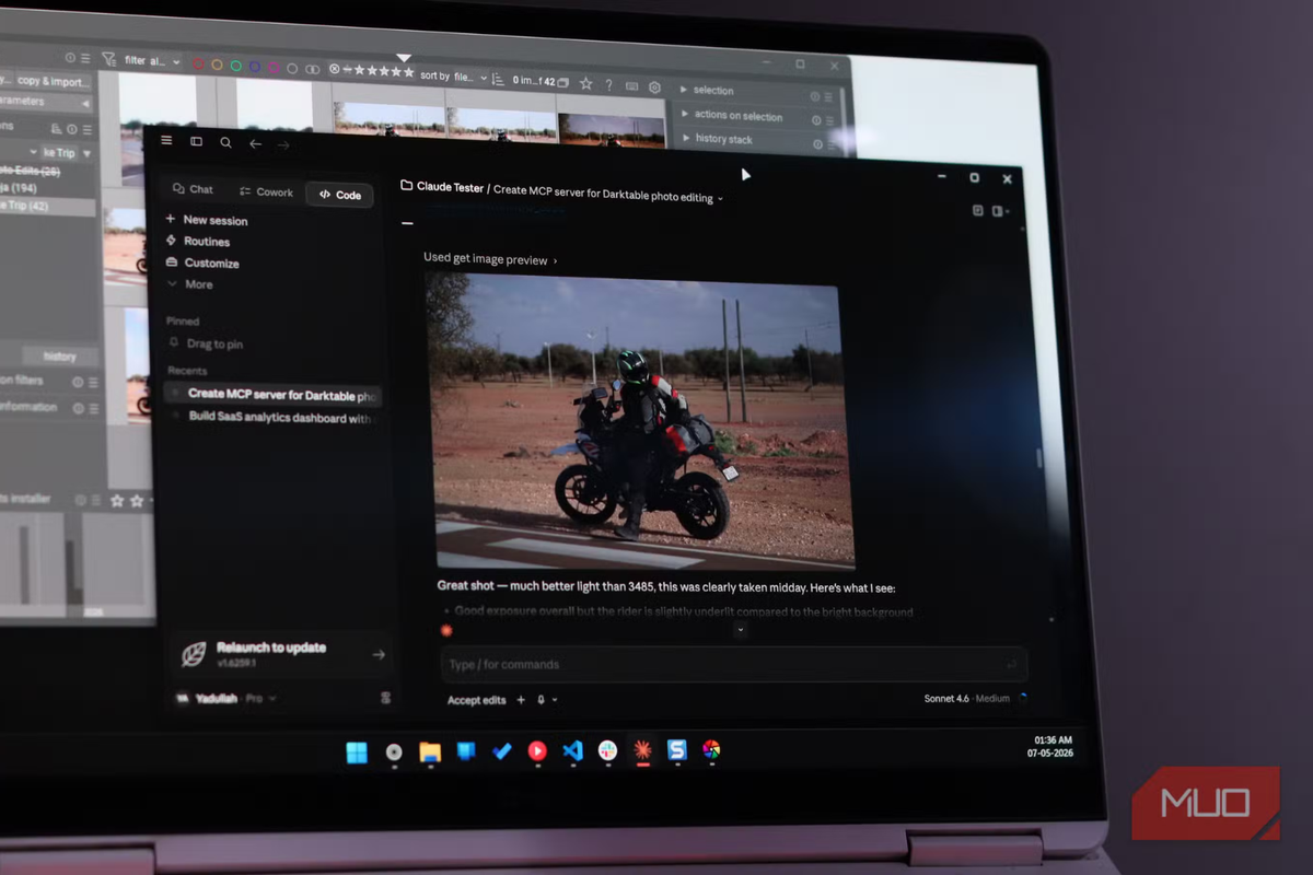 Adobeから無料ソフト「Darktable」に乗り換えたら、AIとの会話での画像編集が実現できた