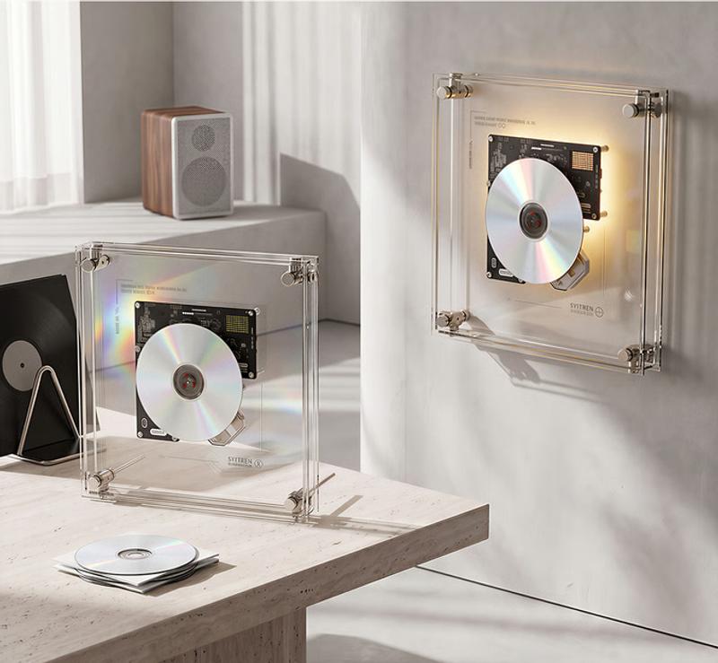 Image: <a href="https://www.kickstarter.com/projects/syitrenaudio/syitren-rm1-frame-your-music-live-art-cd-player" target="_blank">KICKSTARTER</a>