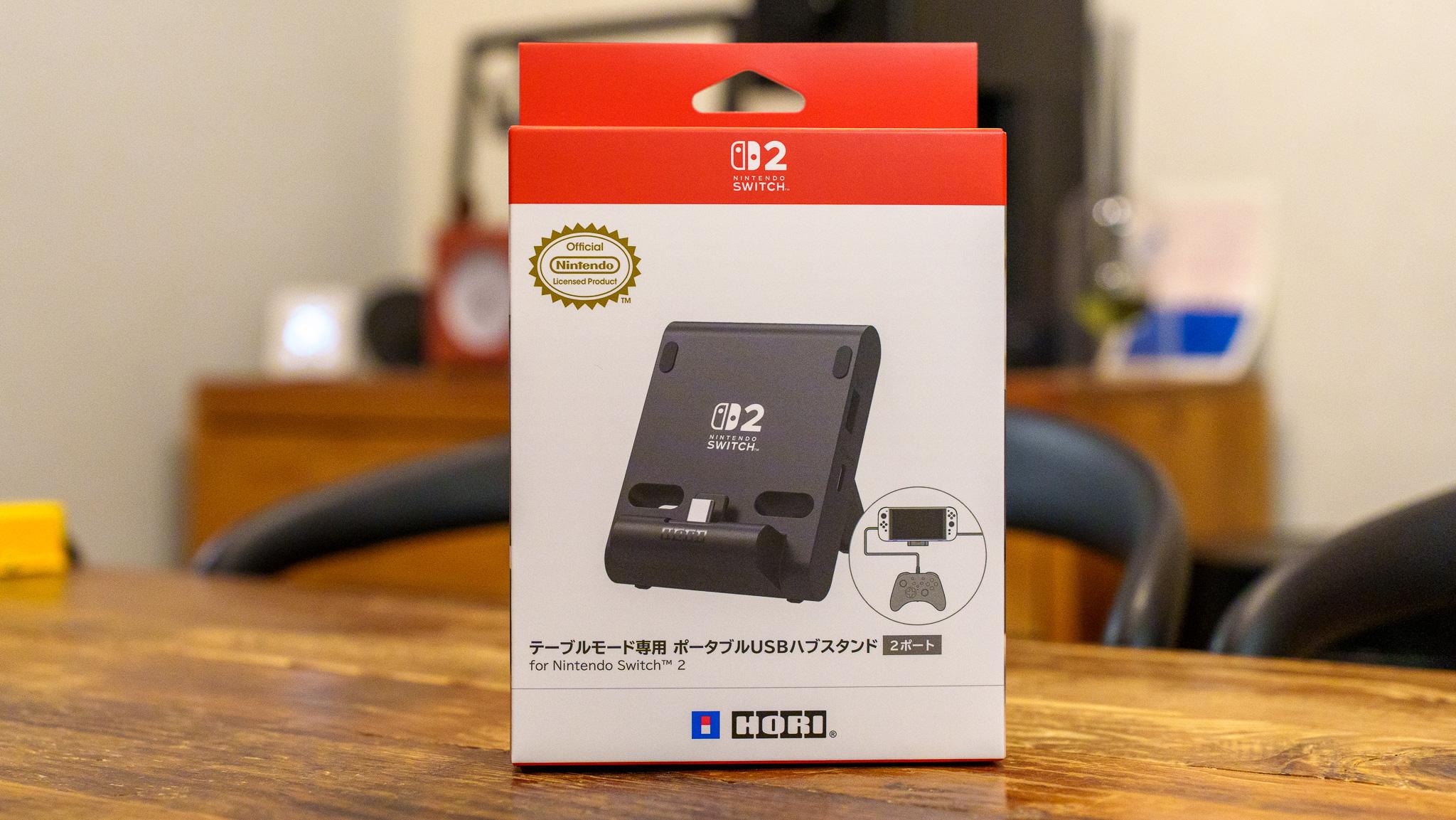 Switch 2を持ち出す人へ。約80gのスタンドでテーブルモードの不便が