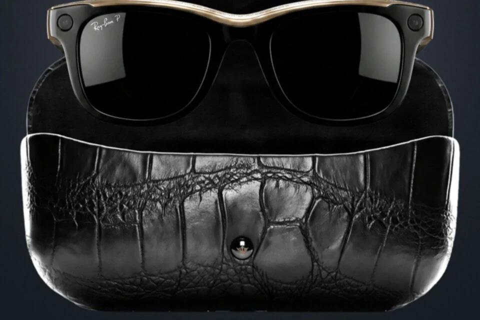 コソコソしないスマートグラス。純金で主張しまくるRay-Banはいかが