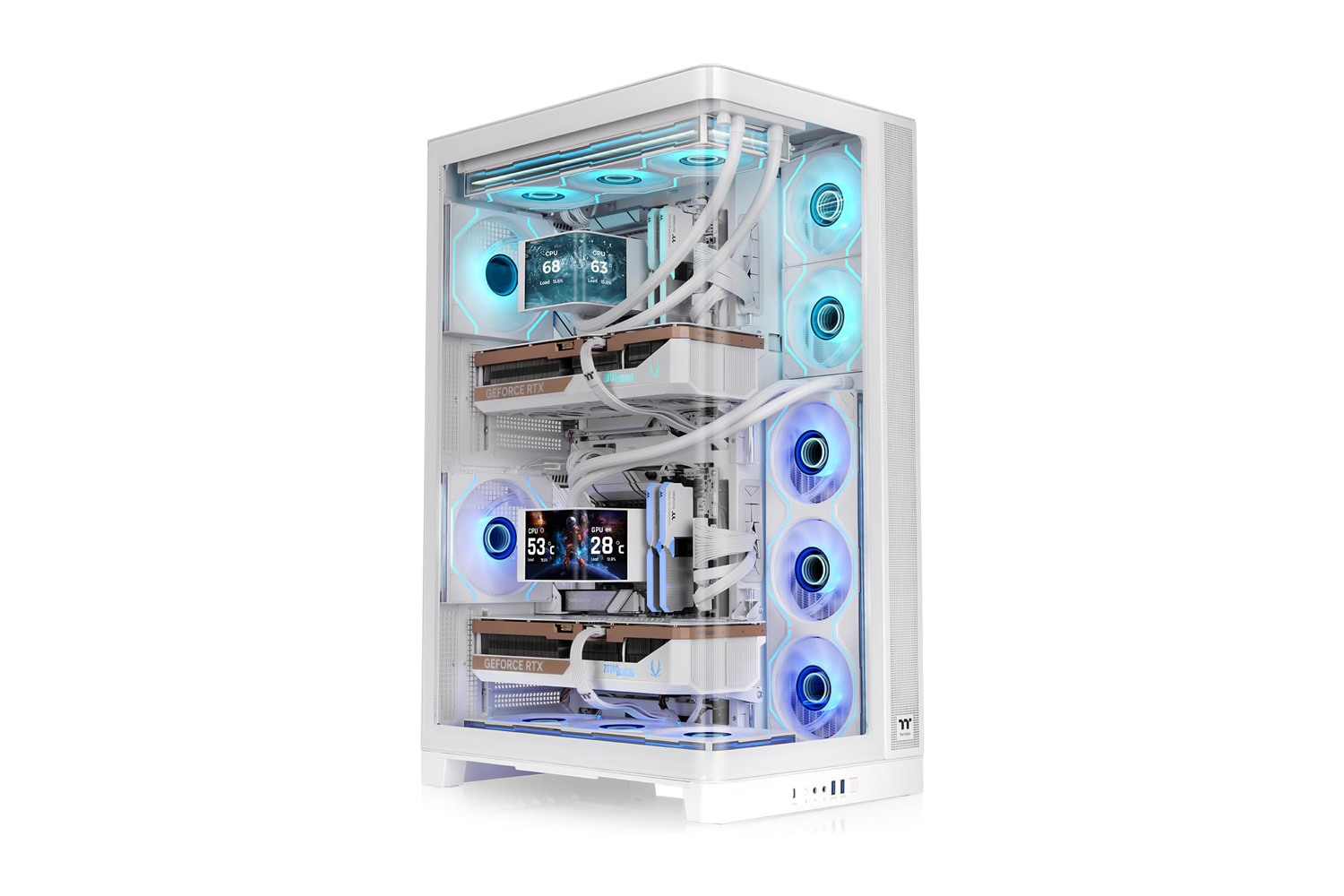 多重人格PCケース。1台のスペースに2つのマザーボードが搭載できるって