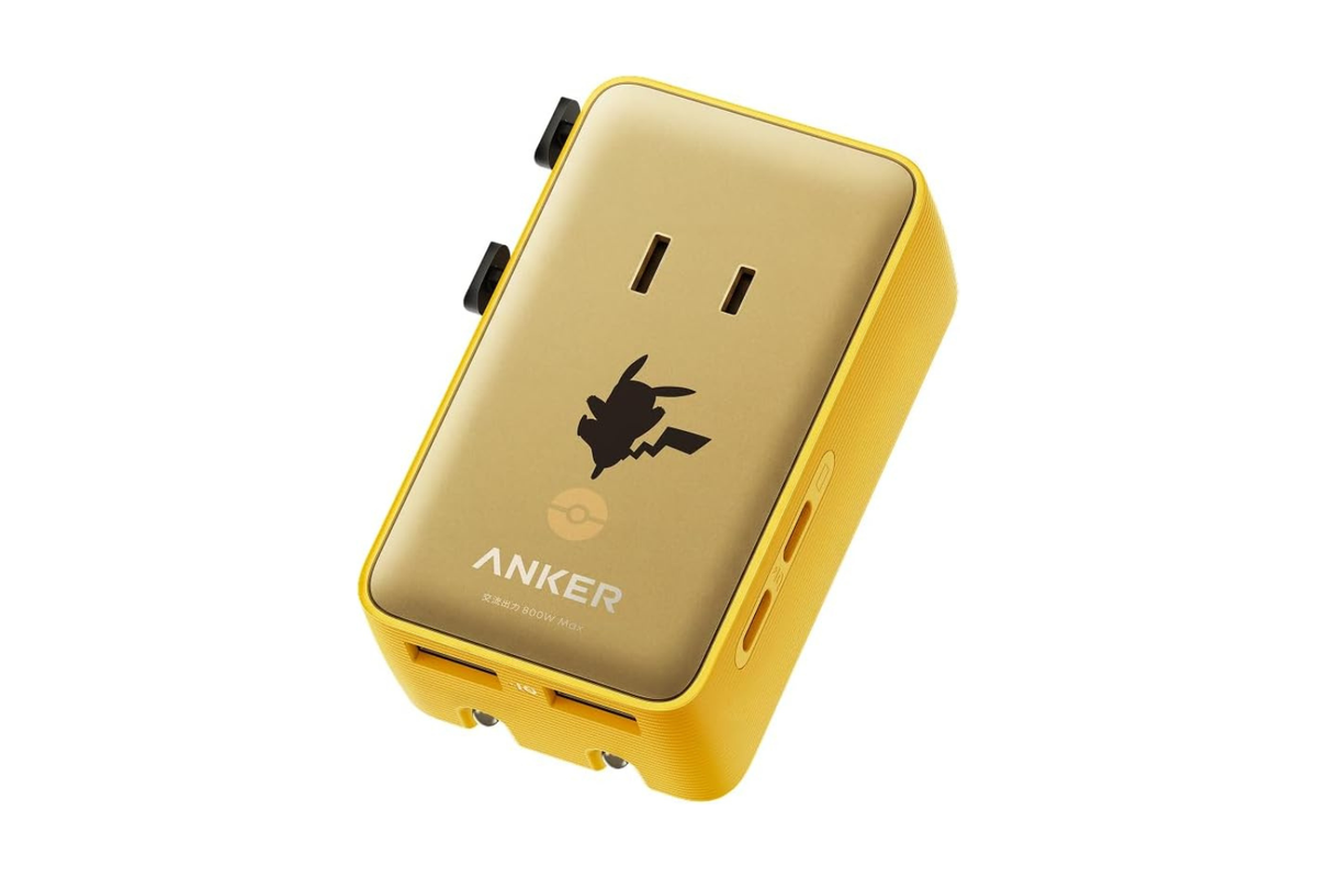 通電でモンスターボールがピカッ。Ankerのピカチュウアダプタが過去最安
