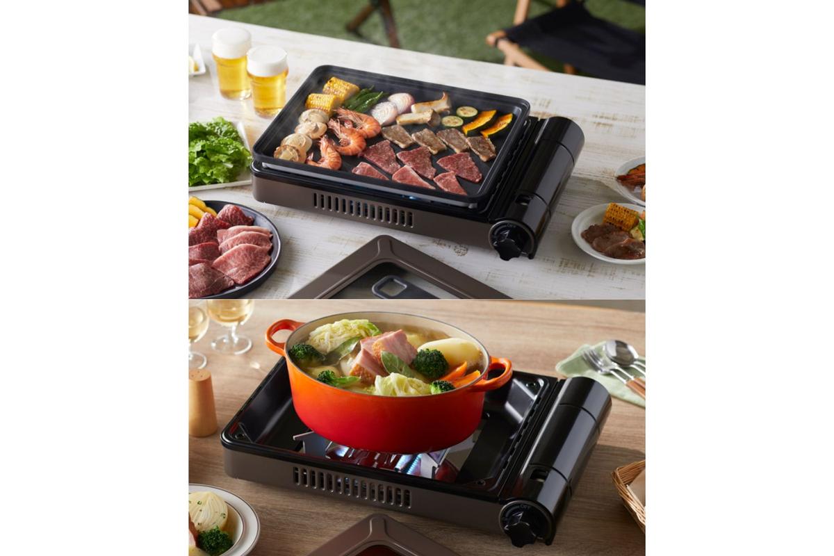 ホットプレートと卓上コンロ、別々に買わなくていい。イワタニの1台で完結