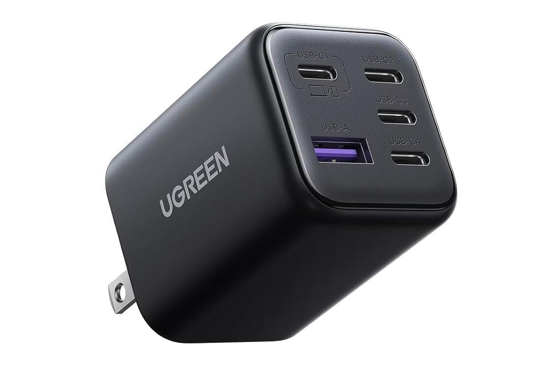 USB-C×4口は強い。ガジェット一気に充電できるUGREENの充電器が25