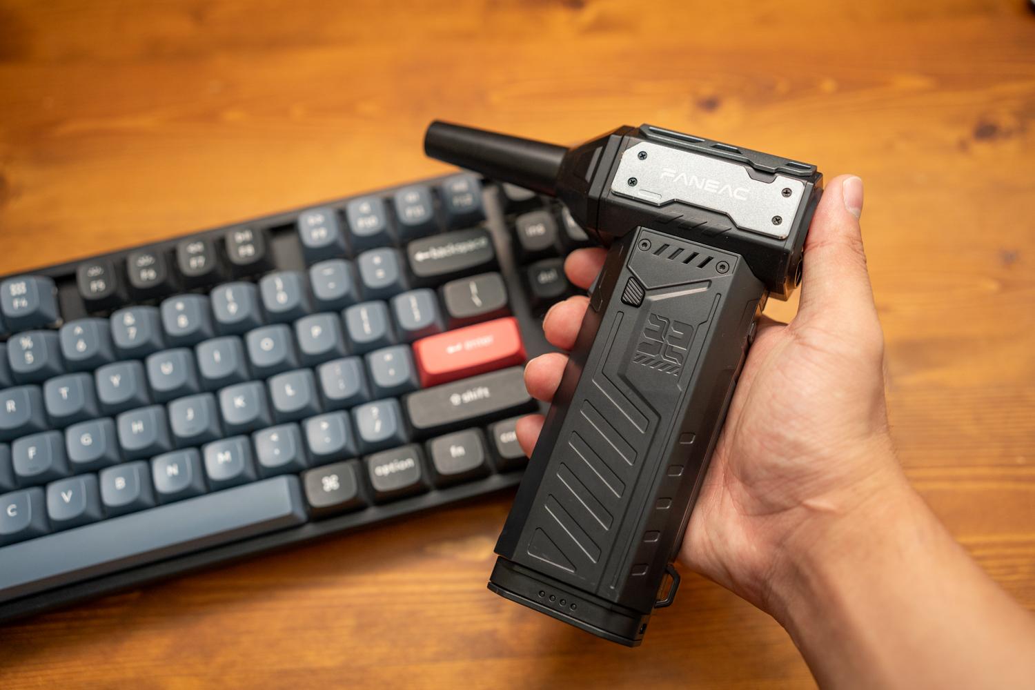 Allenge 電動エアダスター 本体 キーボード掃除 キーボード掃除からエアマットまで。高スタミナな電動エアダスターは