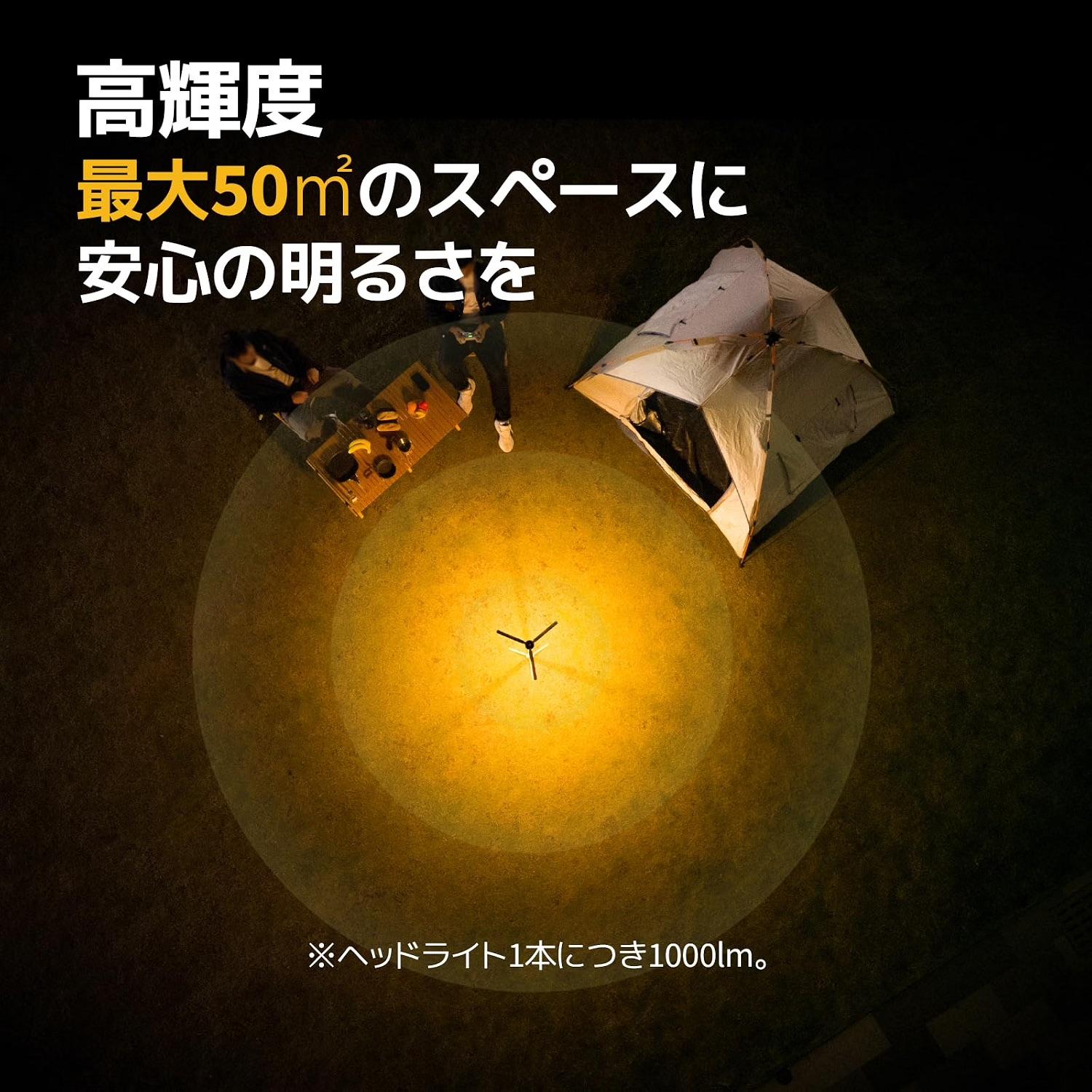 キャンプだけじゃない。BougeRVの“防災級”ランタンが約4千円引き