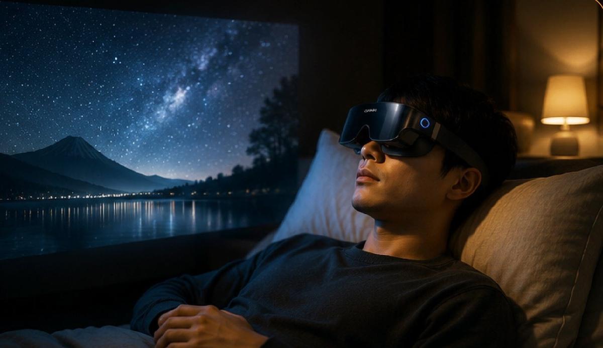 ベッドで映画を見る姿勢、ずっと間違えてました。天井を向いたままでいいんです