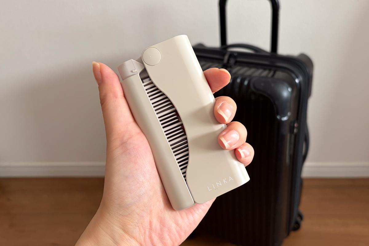 前髪のためにヘアアイロン持ってくの、やめました。スマホサイズの