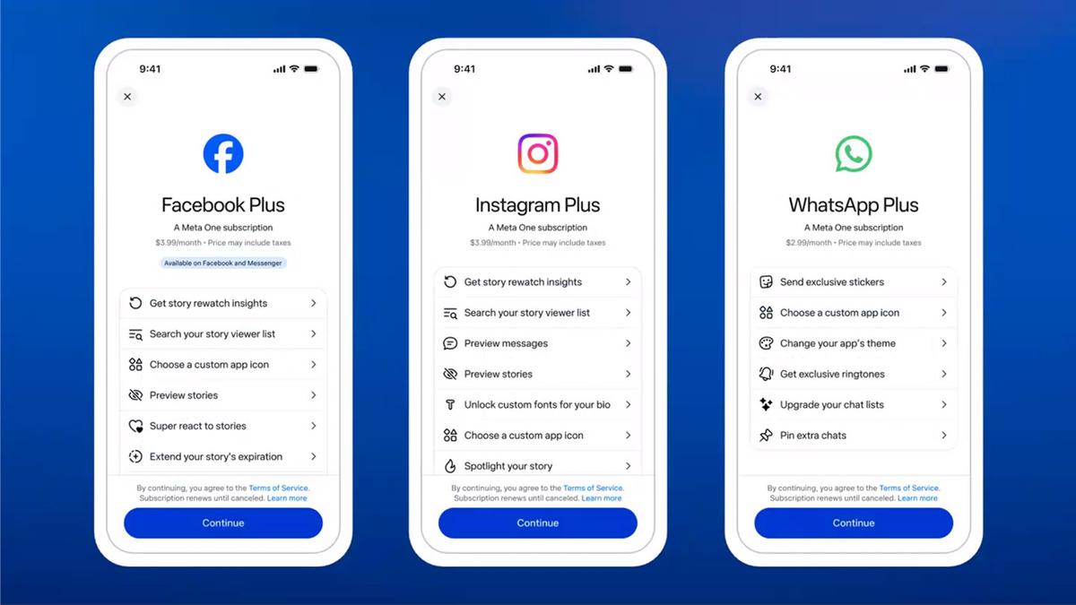 インスタやフェイスブックの有料プラン「Meta One」日本でも開始。ただし広告非表示化は非対応