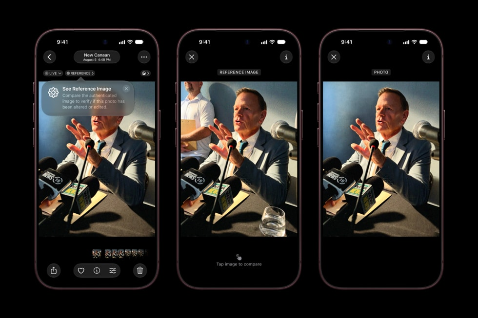 ご参考写真 写真を疑う時代が来たので、iPhoneが証明書を持ってきました