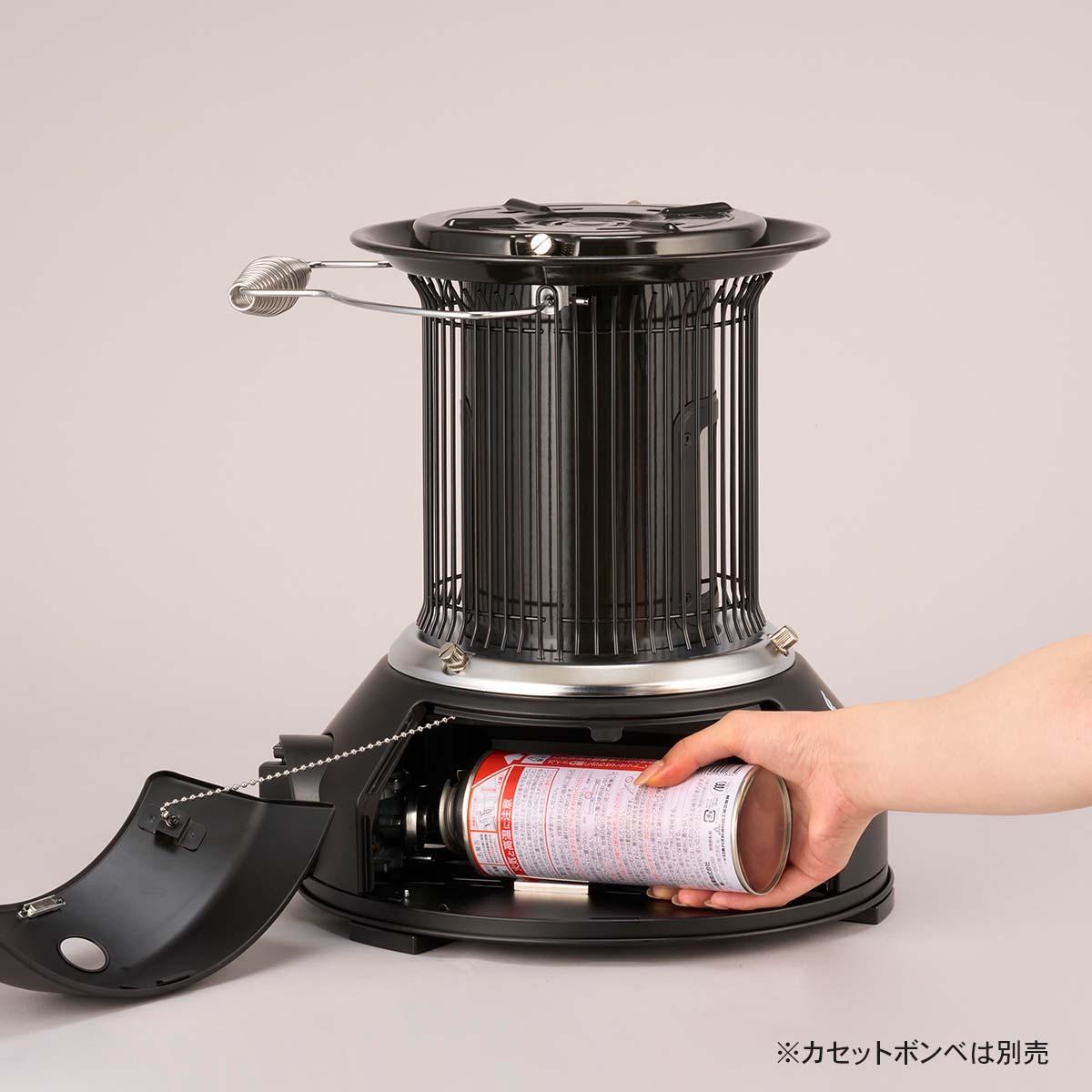古(いにしえ)のストーブがカセットガスで大進化。やかんも載るよ 古(いにしえ)のストーブがカセットガスで大進化。やかんも載るよ