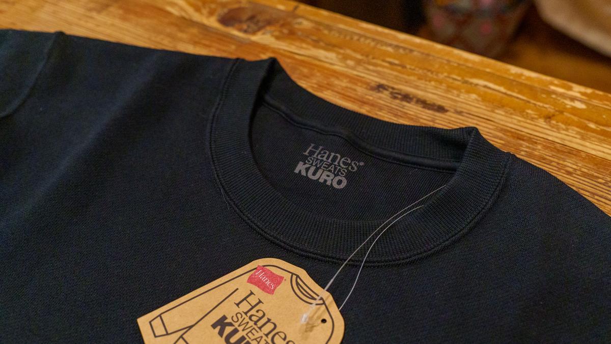 黒スウェットって、結局こういうのがいい。Hanes「SWEATS KURO」を着てみた