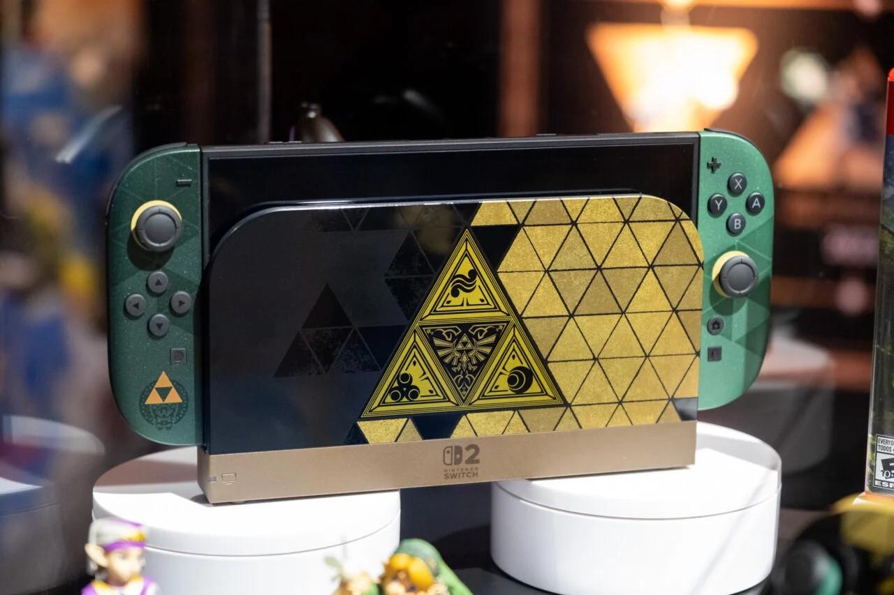 もはや神々しいよ…。『ゼルダの伝説』40周年記念Switch 2を見てきた
