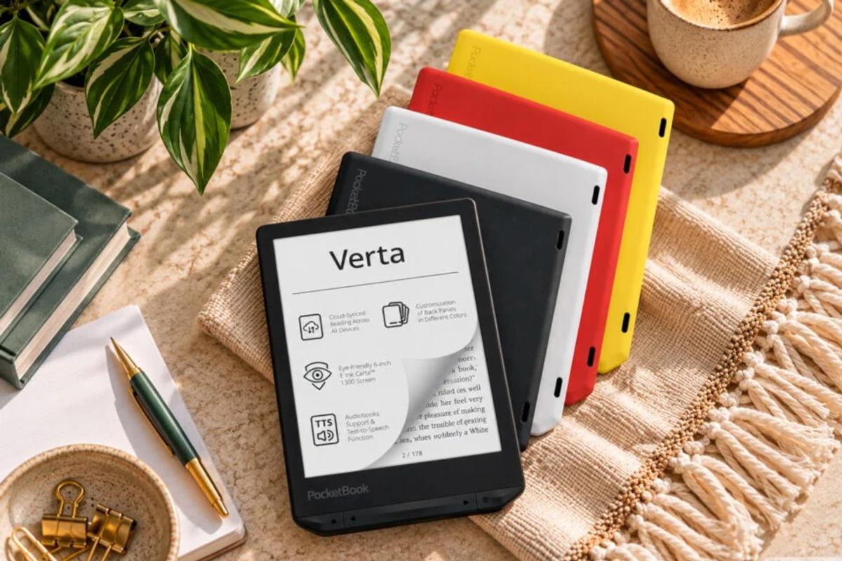 自分の色で読書しよう。着せ替えできる電子書籍リーダー「PocketBook Verta」
