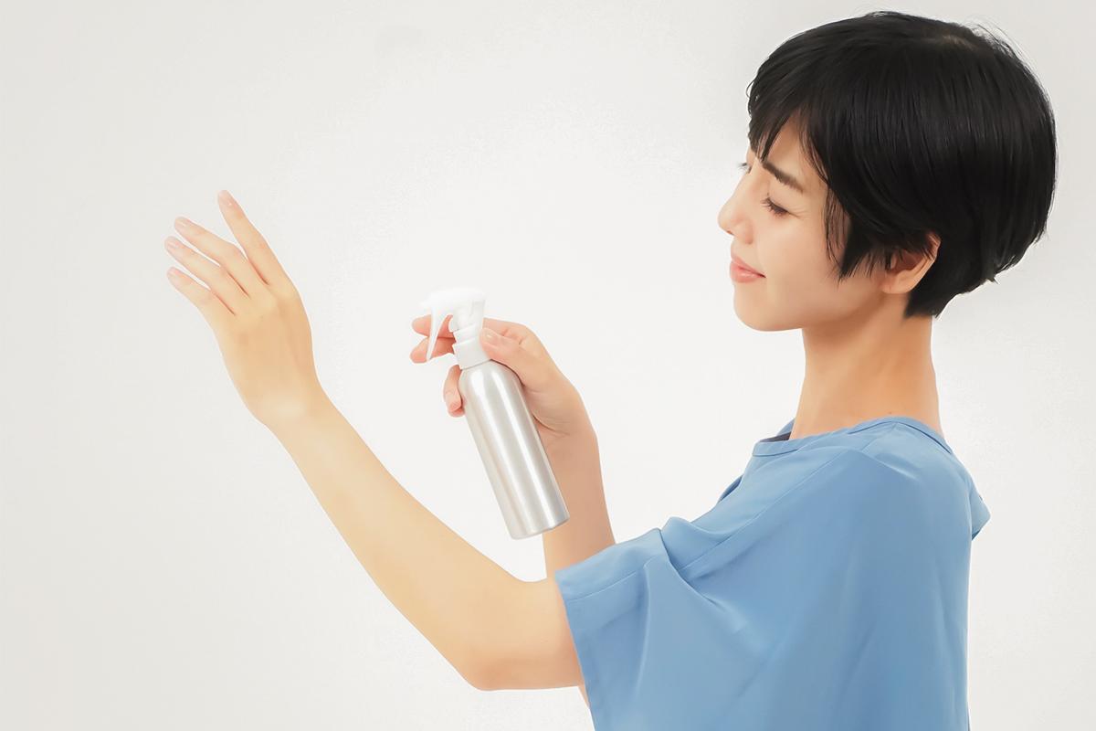 スキンケアにもナノバブルという選択肢。スプレーボトルだから、いつでもサッと使えます