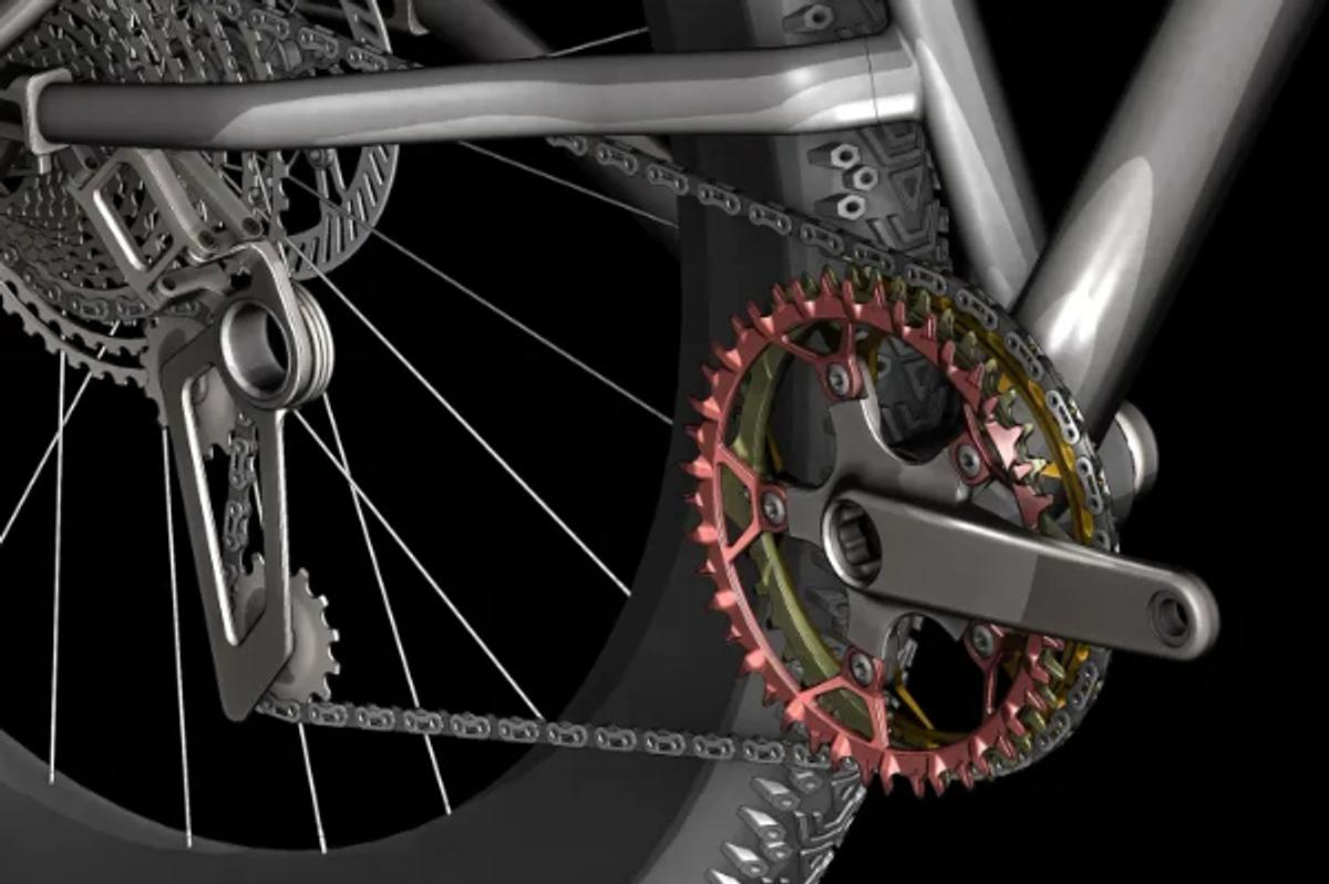 すぐによじれる自転車のチェーンを自動で直してくれる変速ギア