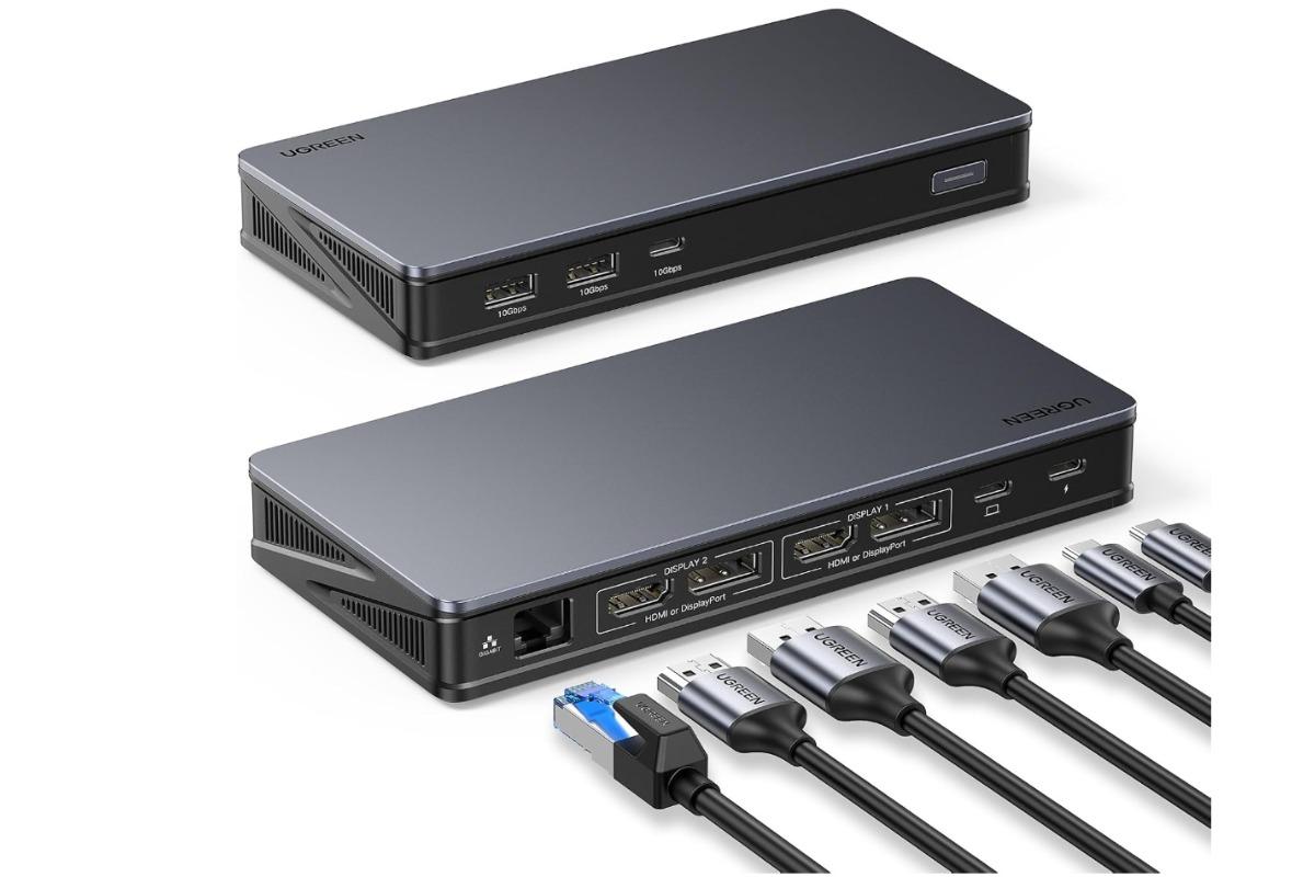 周辺機器はオフ、PCの充電だけオン。UGREENのドック、こういうのが欲しかった！