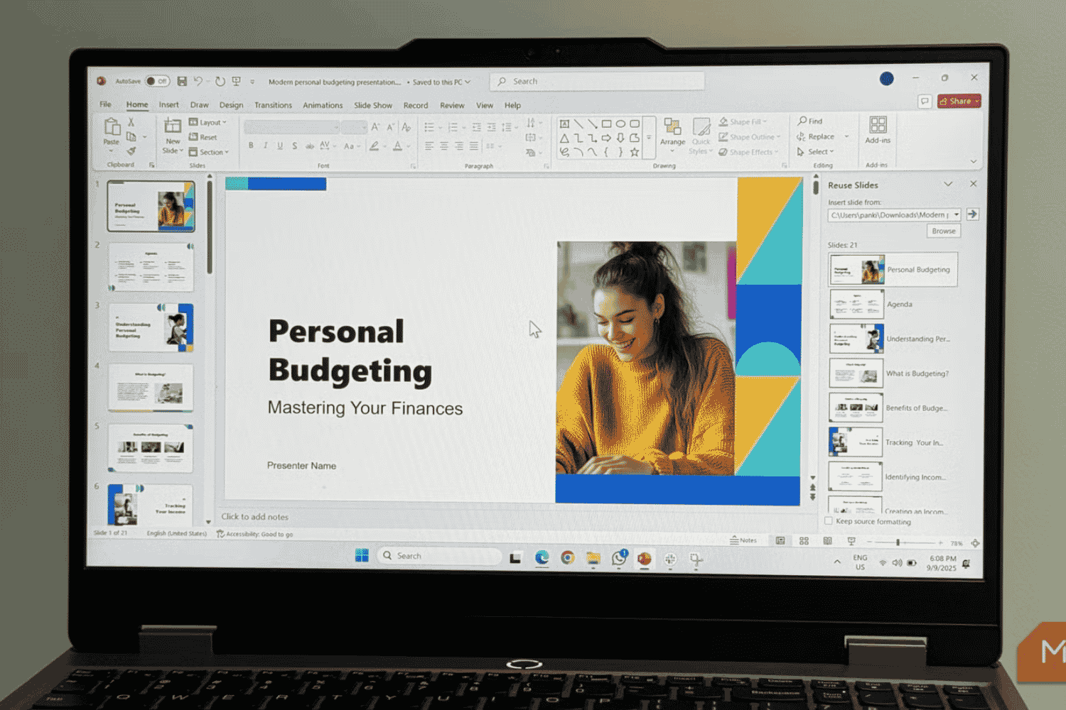 PowerPointだけで、ここまで画像を直せるとは。スライドの上でそのまま、余計なものを消して切り抜けた