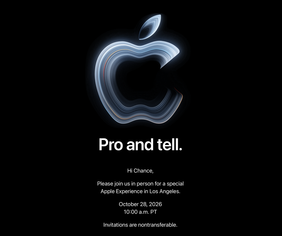 「タッチ操作対応の有機EL MacBook Pro」降臨か。Appleが新製品発表イベントを10月29日に開催
